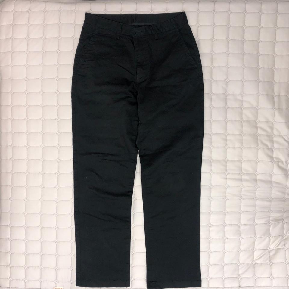 [29]무신사스탠다드 레귤러핏 치노팬츠 블랙 검정 면바지 무탠다드