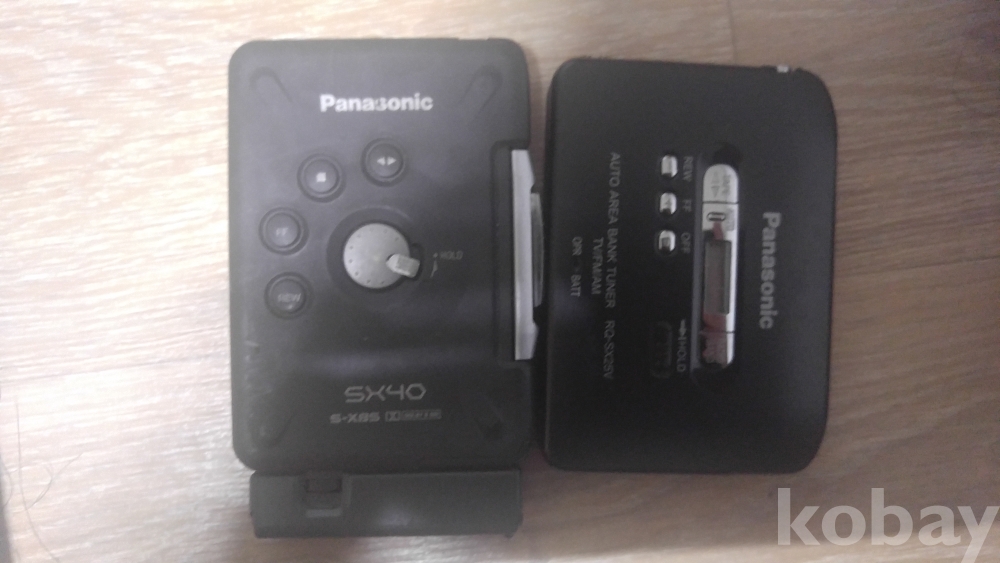 파라소닉 카세트 2개