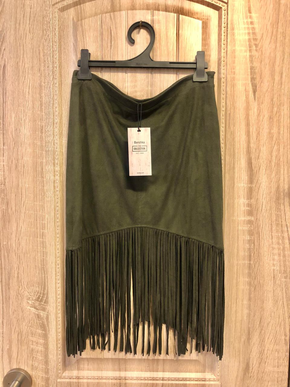 스페인브랜드 Bershka 프린지 스커트