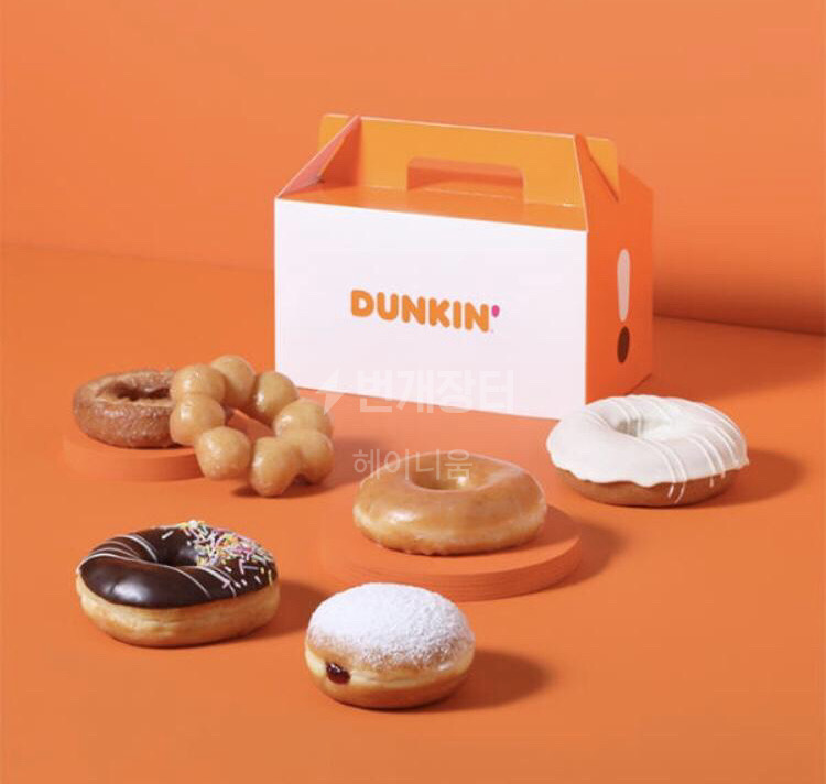 던킨도너츠 6개팩 기프티콘 팝니다!