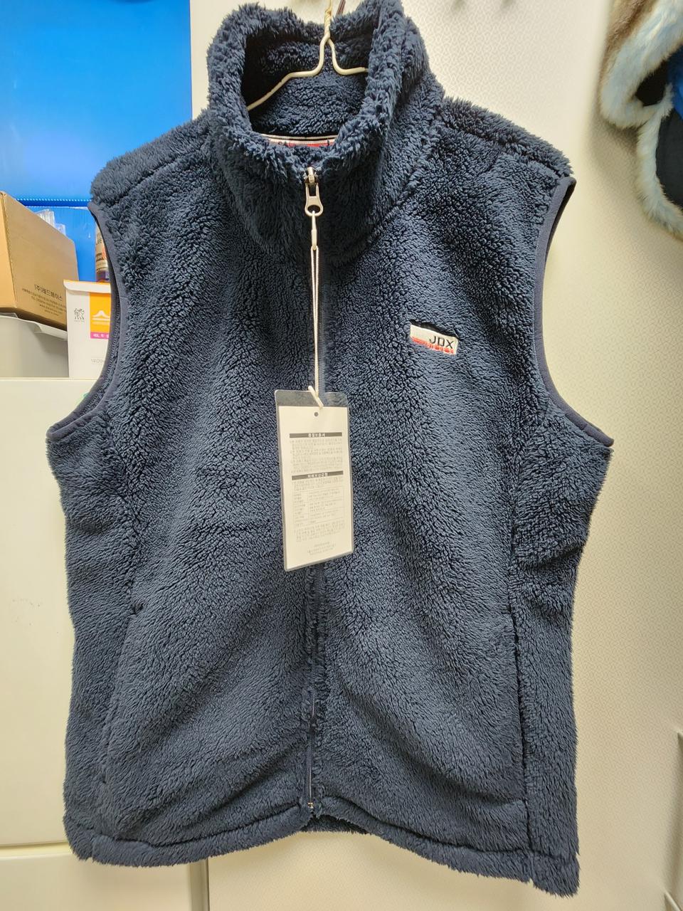 JDX골프 보아털 조끼