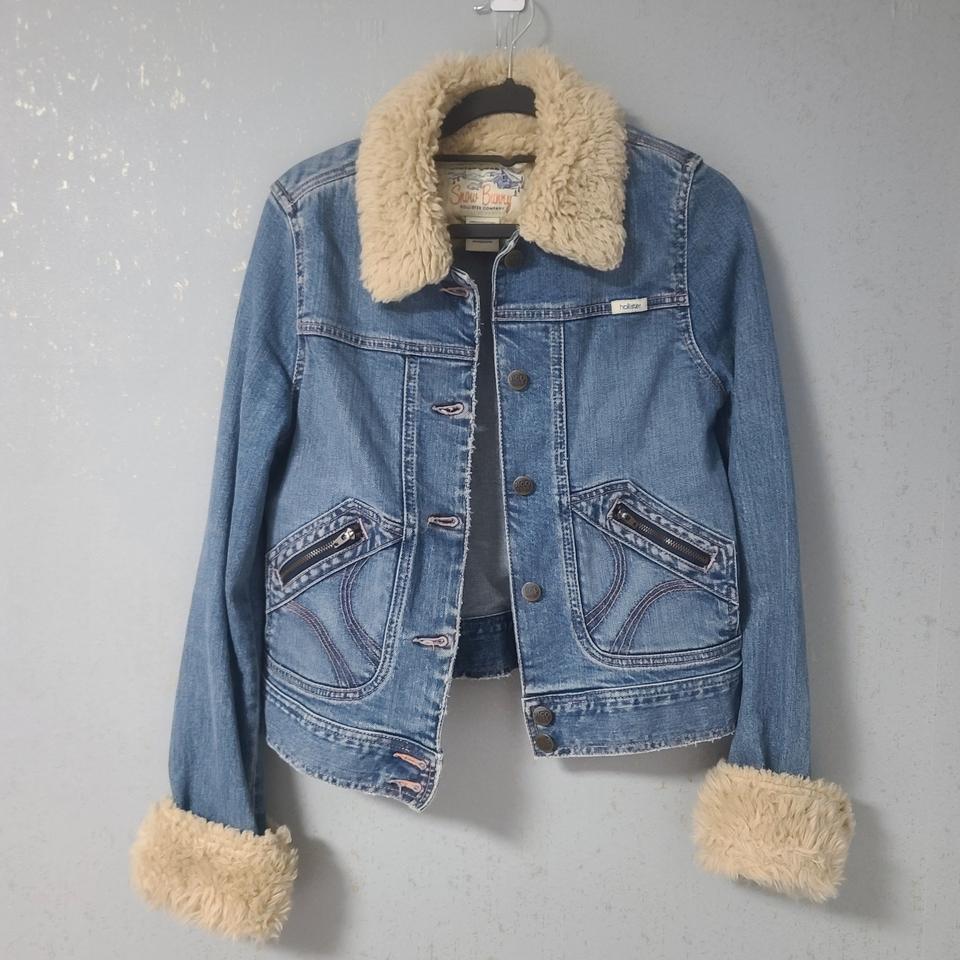 홀리스터 청자켓