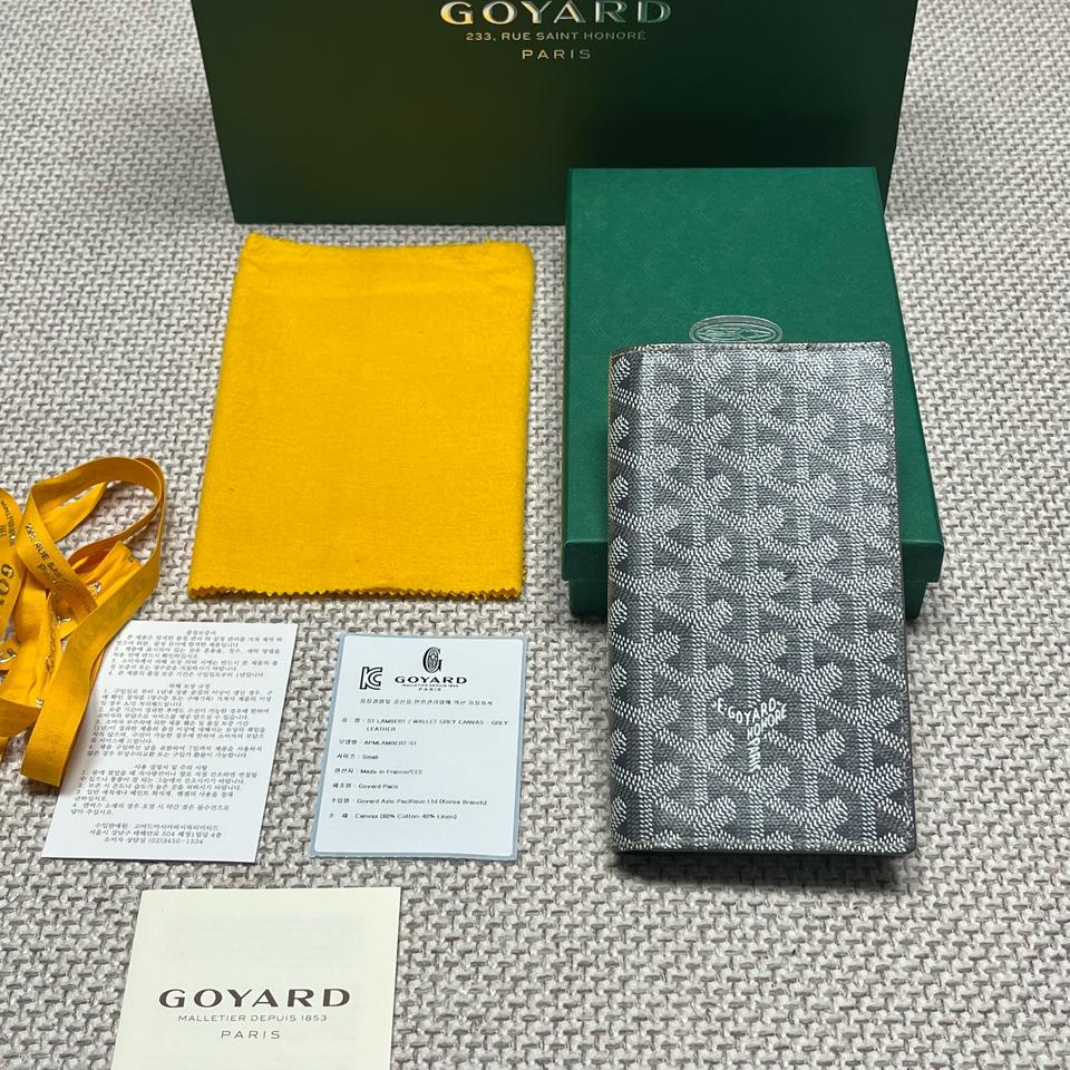 고야드 램버트 스페셜 그레이 장지갑 판매합니다 (정품)