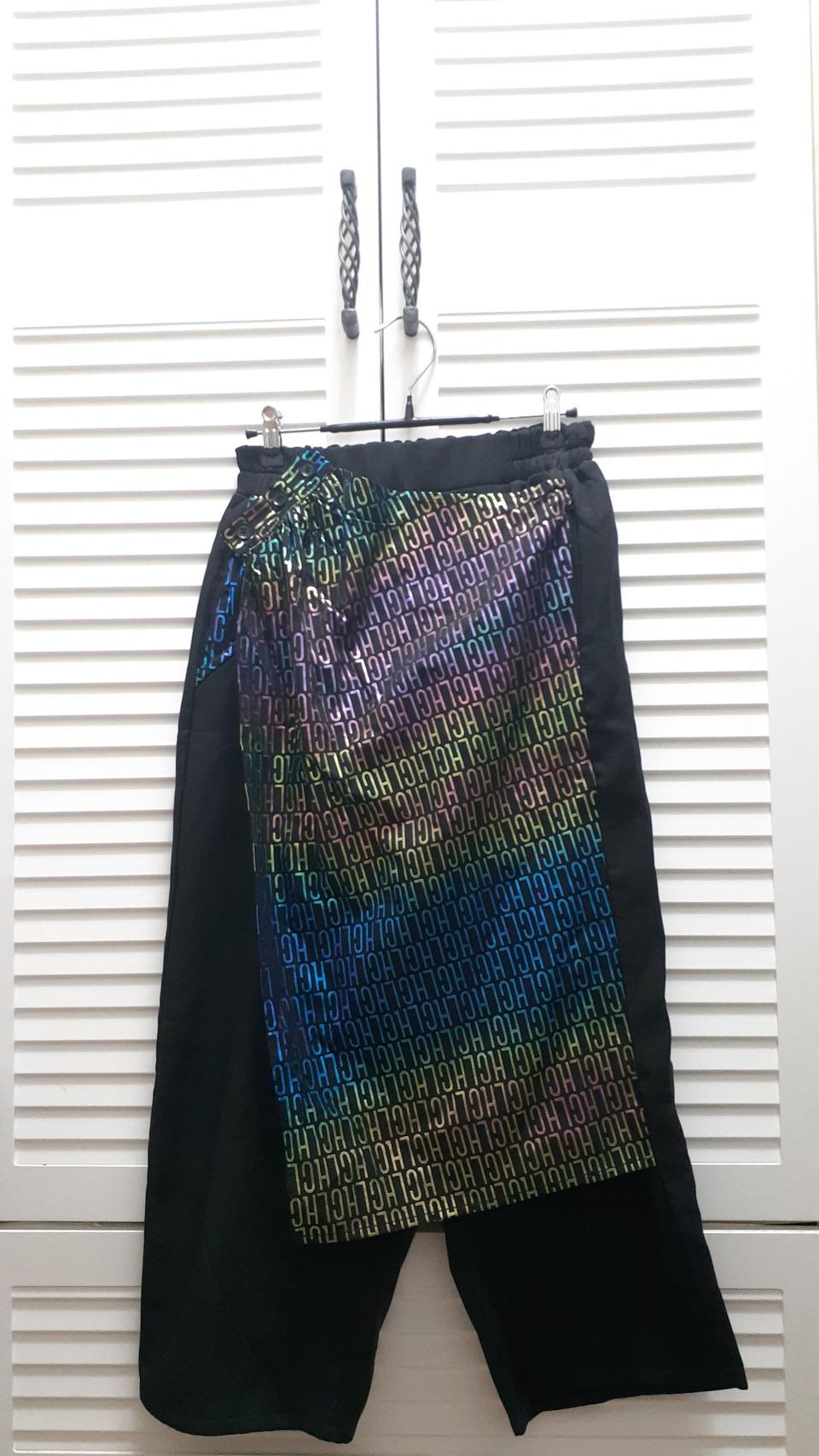 기모와이드바지