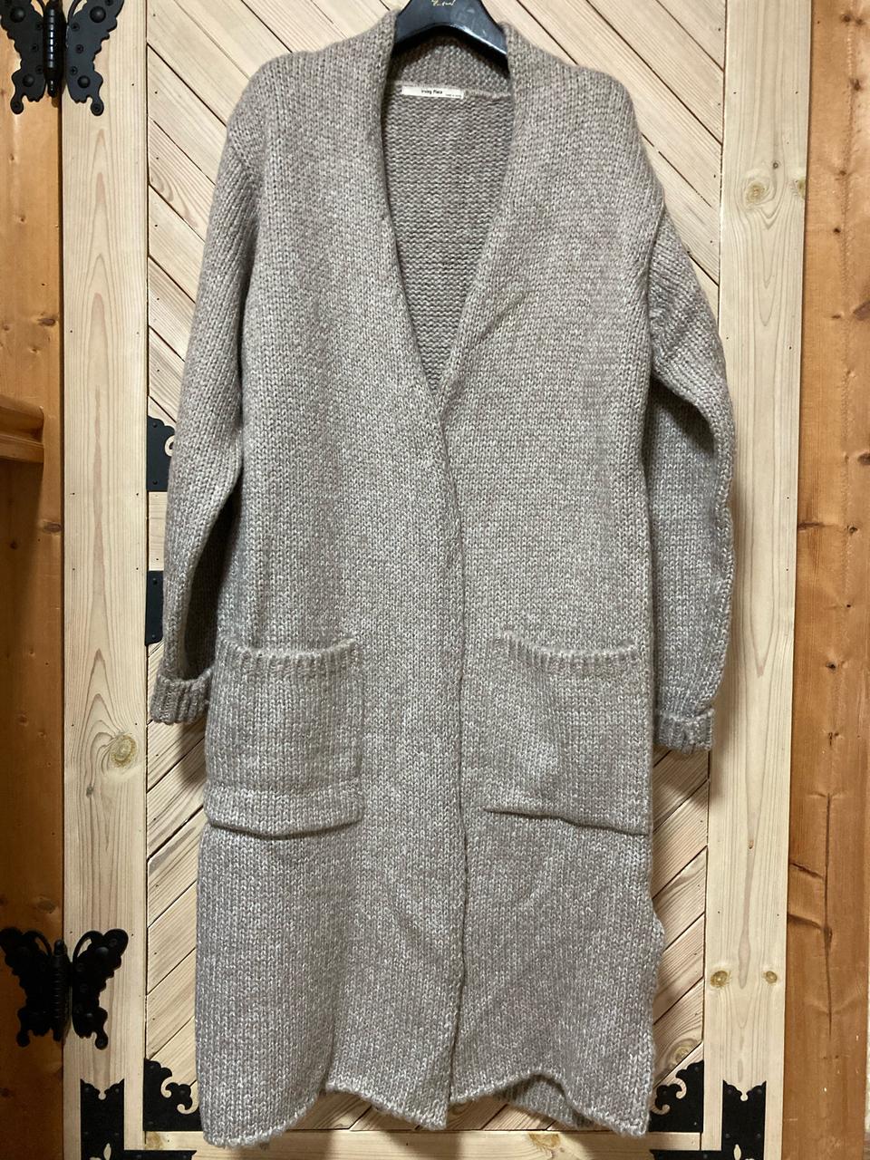 새상품 롱니트가디건