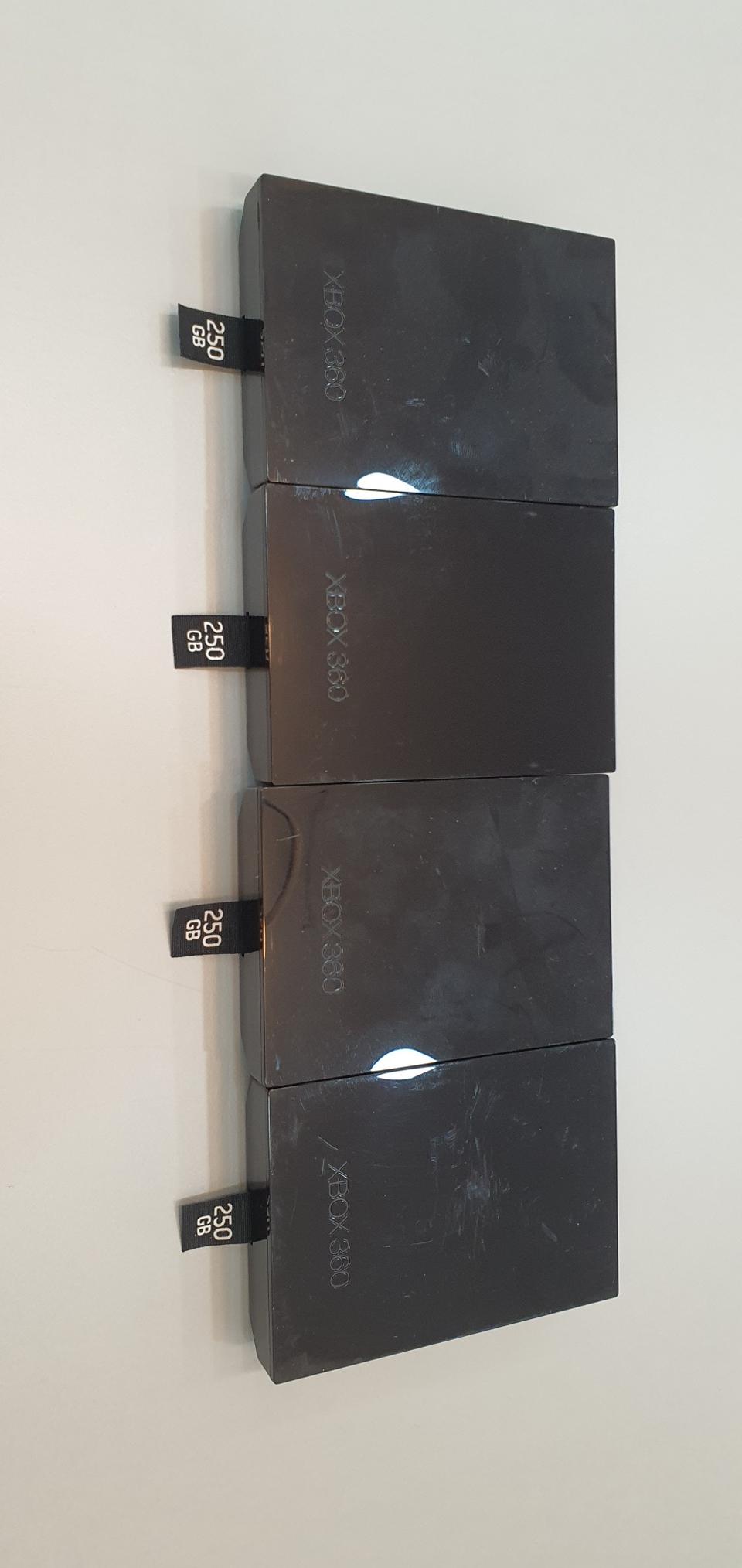 XBOX360E, S HDD 250G 4개 일괄 팝니다.