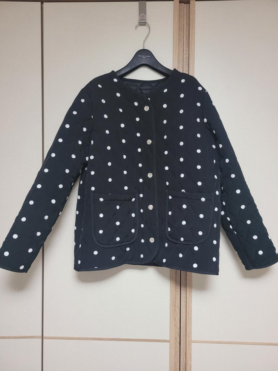 도트 누빔자켓