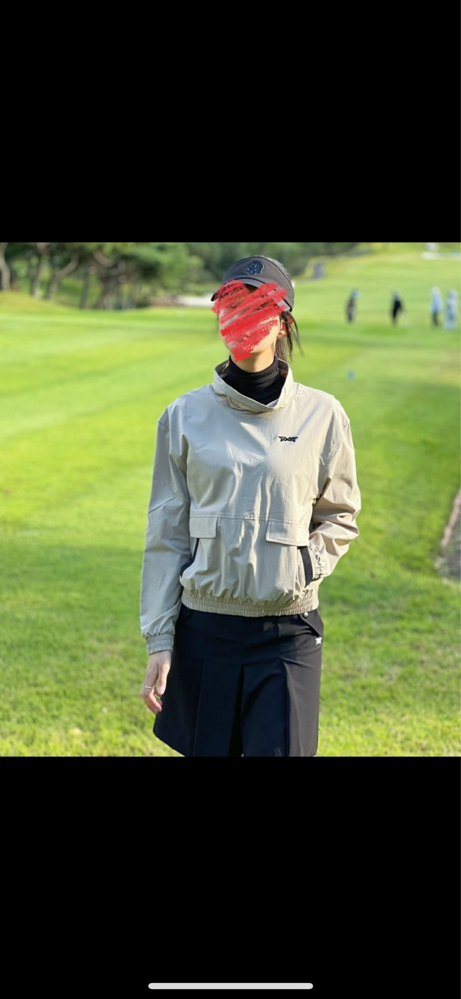 골프 우먼 아노락 자켓