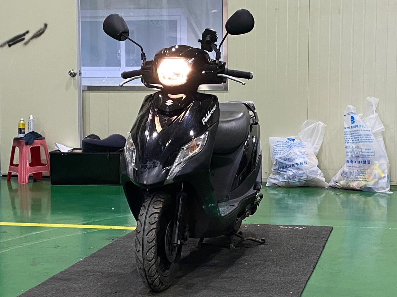 스즈키 어드레스125 2021년식 S신형모델 정비완료 엔진최상급차량 판매합니다.