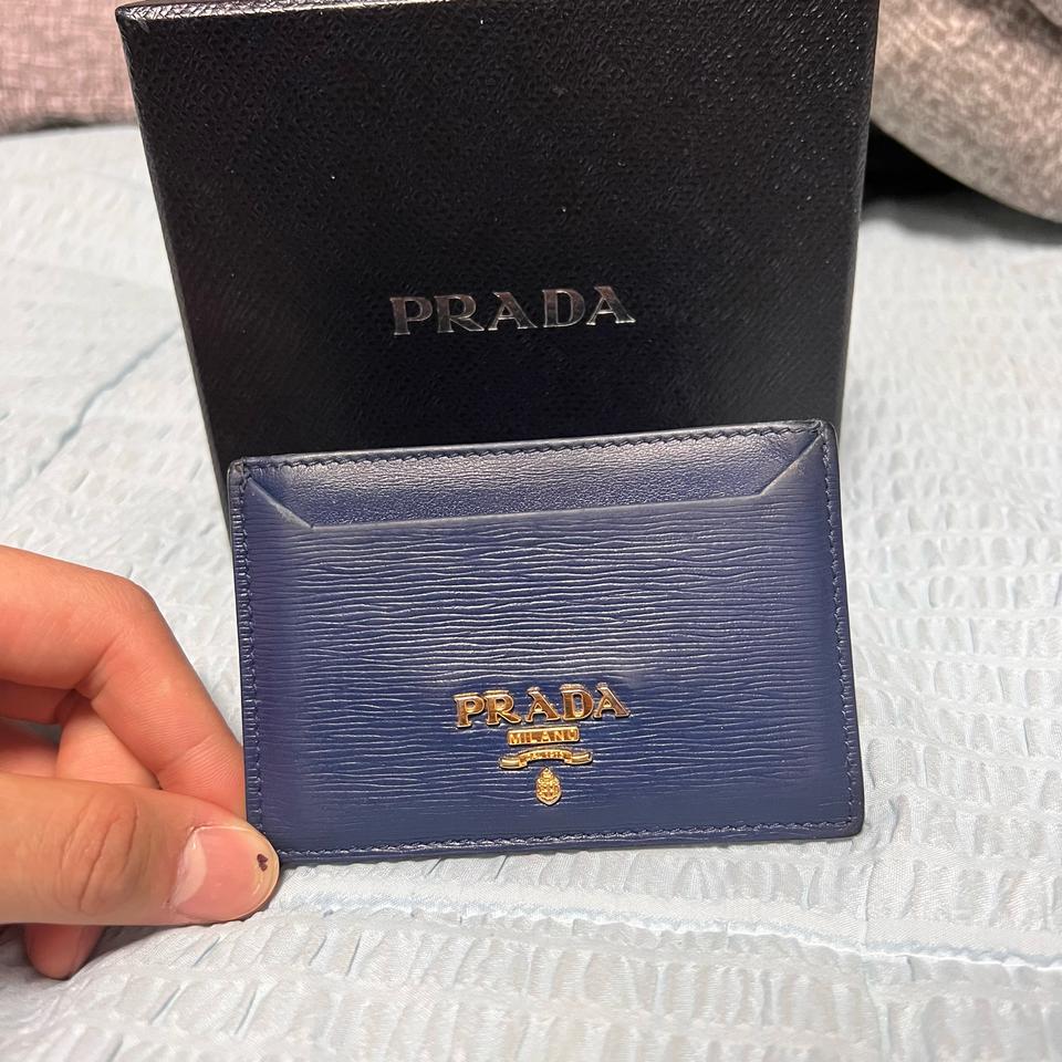프라다 카드지갑