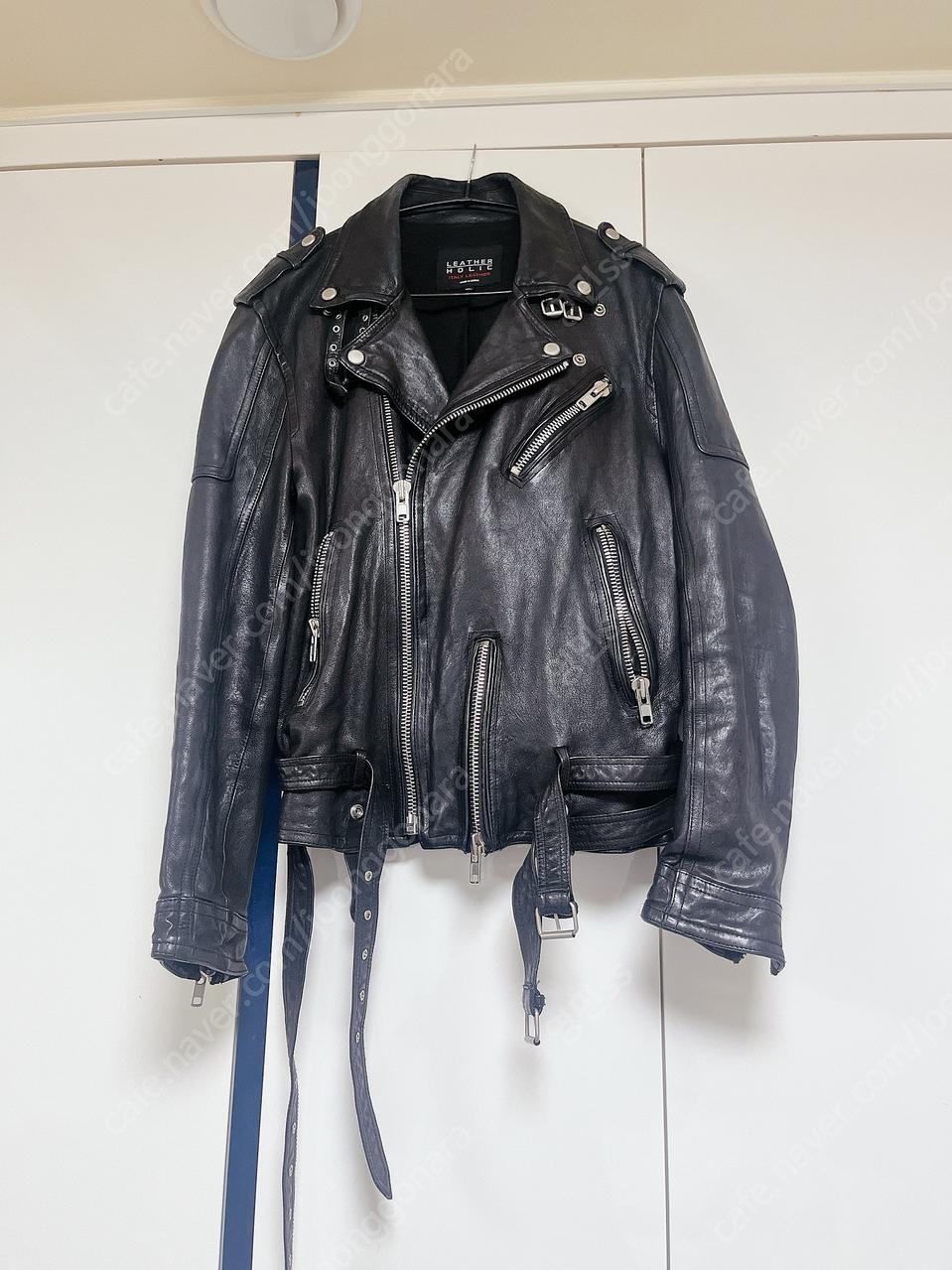 리얼 양가죽 라이더 자켓 싸게 판매합니다! 100-105사이즈