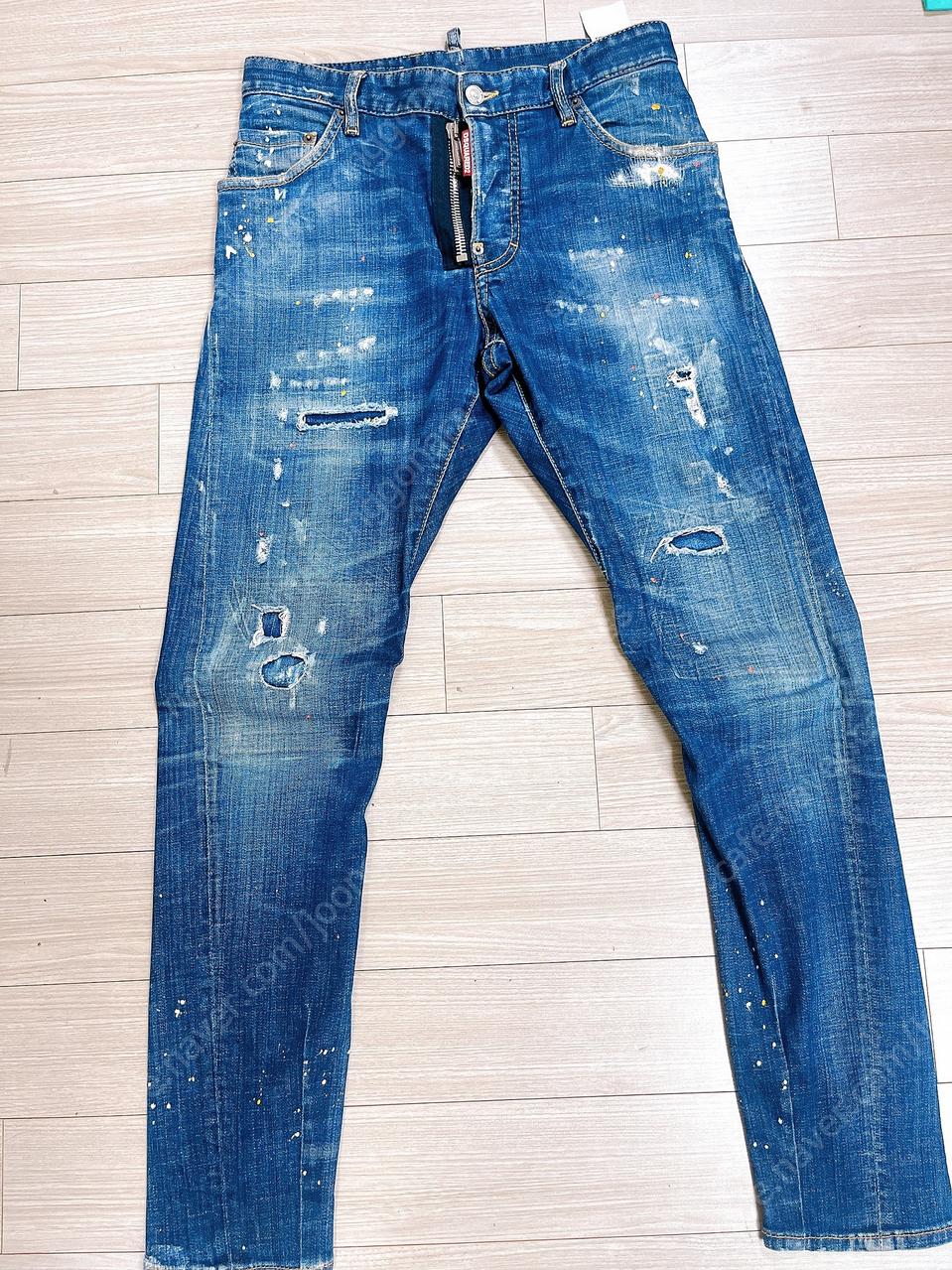 정품)디스퀘어드 섹시트배진 44사이즈 급처합니다 상태최상!