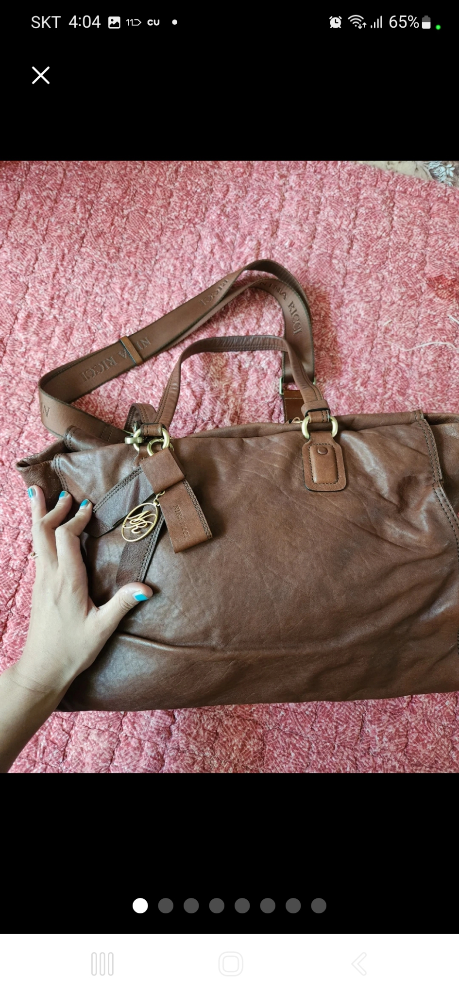 니나리찌 가죽 가방