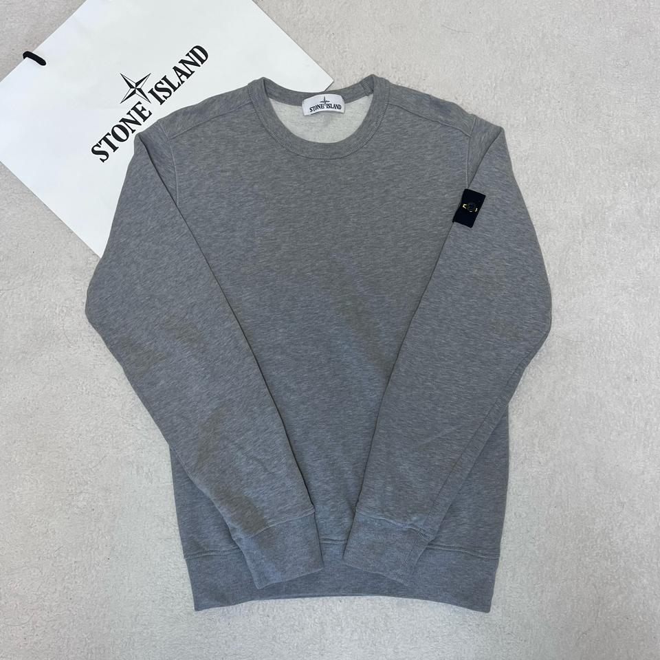 {새상품} 스톤아일랜드 그레이 맨투맨