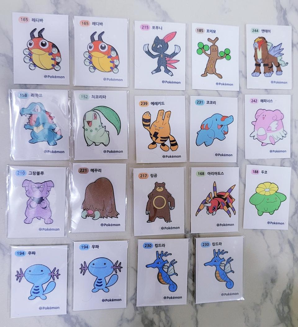 포켓몬 띠부씰 팝니다