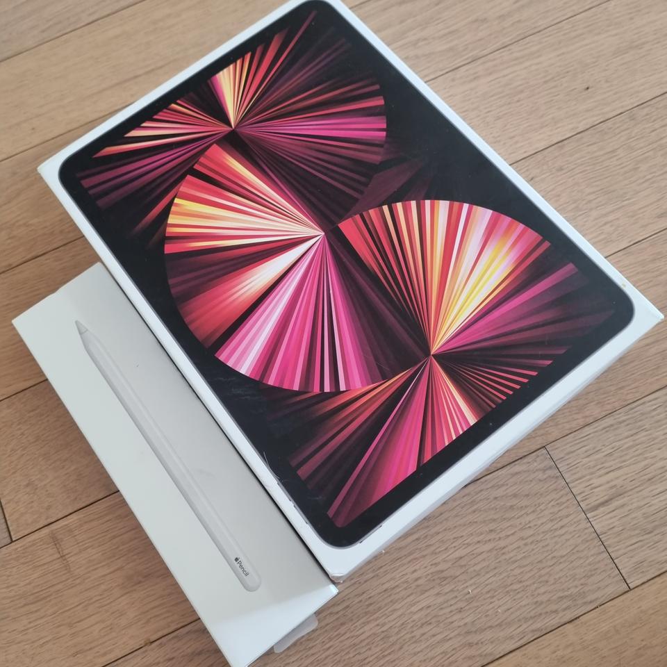 아이패드 프로 11형 3세대 m1 128g 셀룰러 그레이 + 애플펜슬