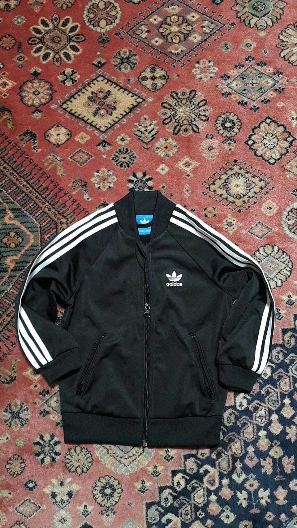 아디다스 기모저지 아동95 가슴33 기장43