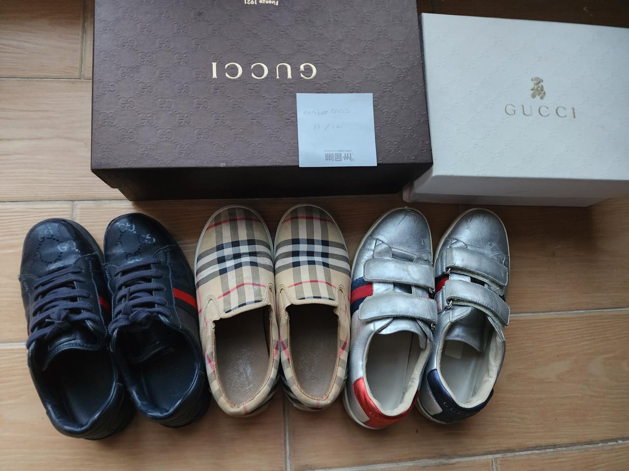 구찌 운동화 ,버버리 키즈 스니커스