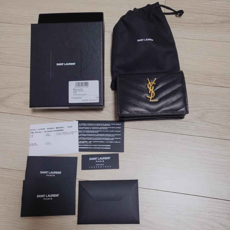 생로랑 마틀라세 반지갑