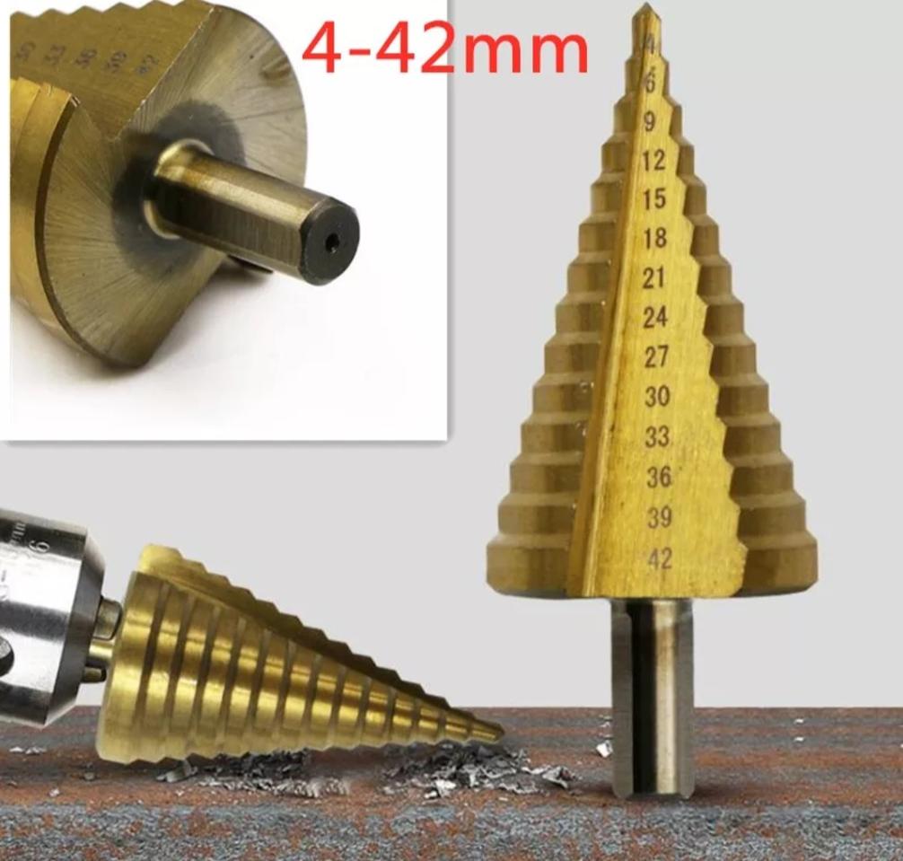 스탭드릴 4-42mm 티타늄코팅