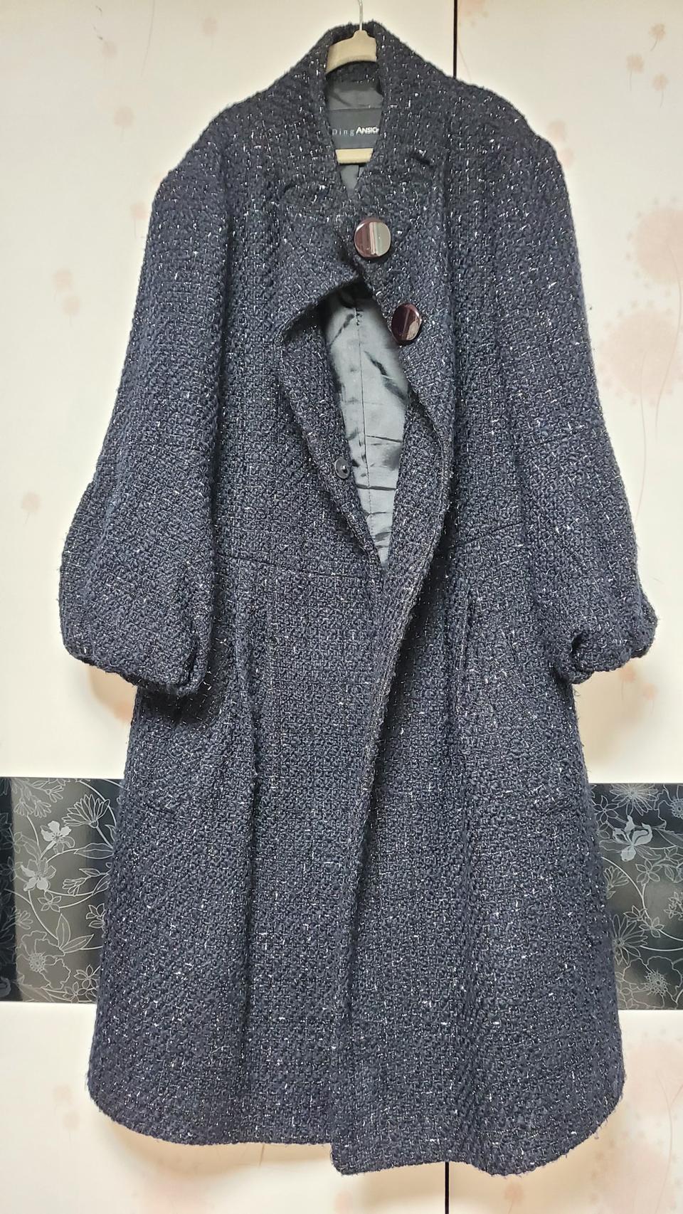 트위드롱칠부코트