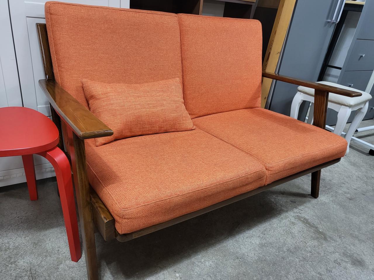 원목 2인용 소파