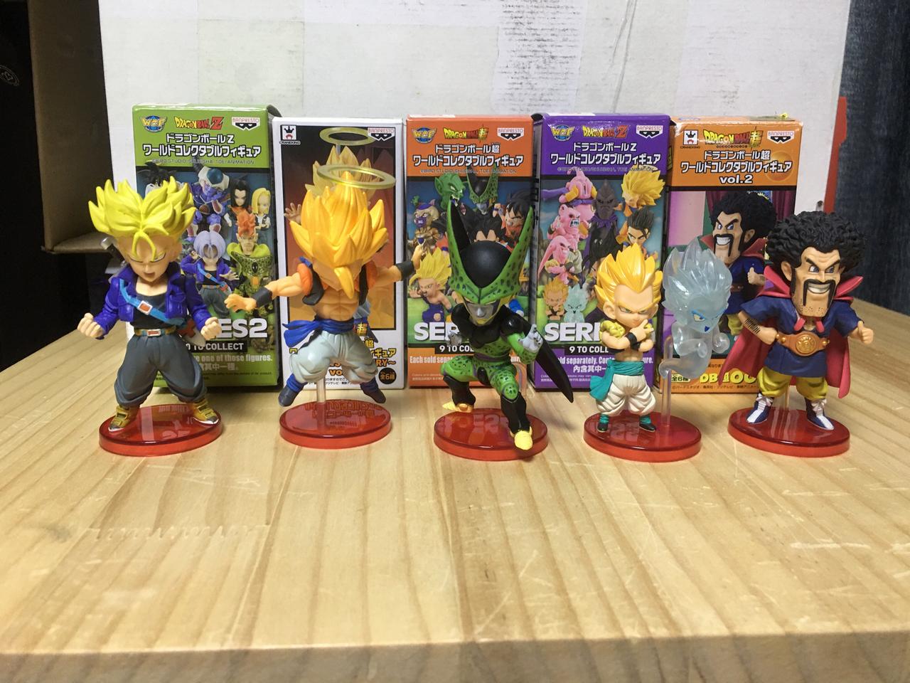 드래곤볼 월콜 트랭크스, 오지터, 인조인간 셀, 오천크스, 사탄 피규어