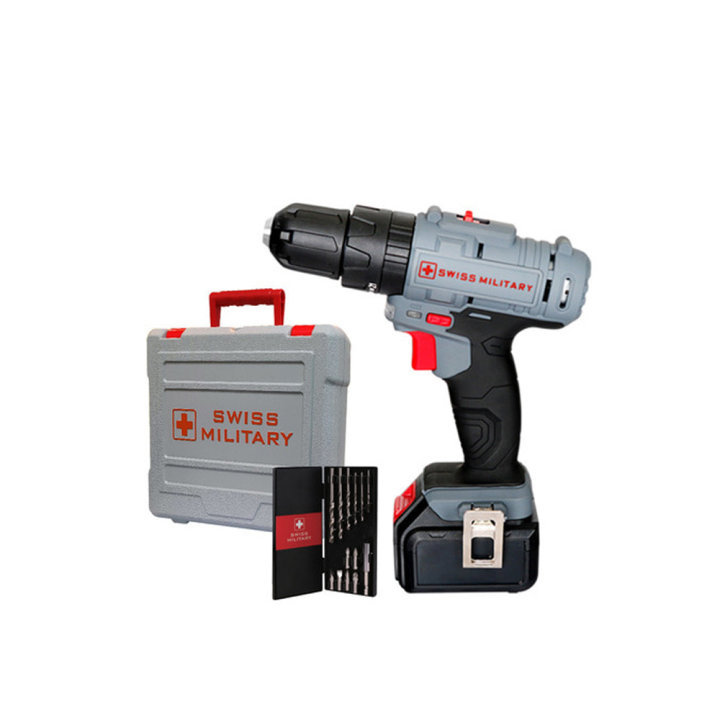 스위스밀리터리 리튬이온 전동드릴 18V SML-1800M