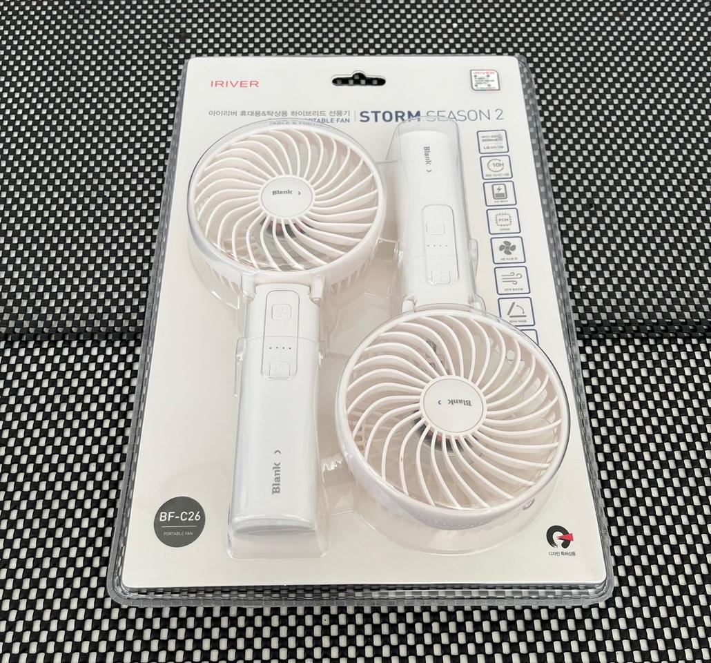 코스트코 하이브리드 아이리버 휴대용•탁상용 선풍기 _ 미개봉 / 새상품