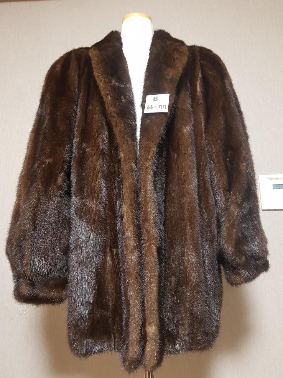 천연 밍크 쟈켓