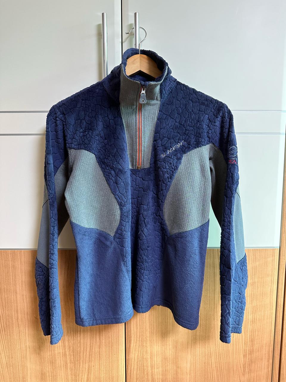 블랙야크 플리스 기모 반집업