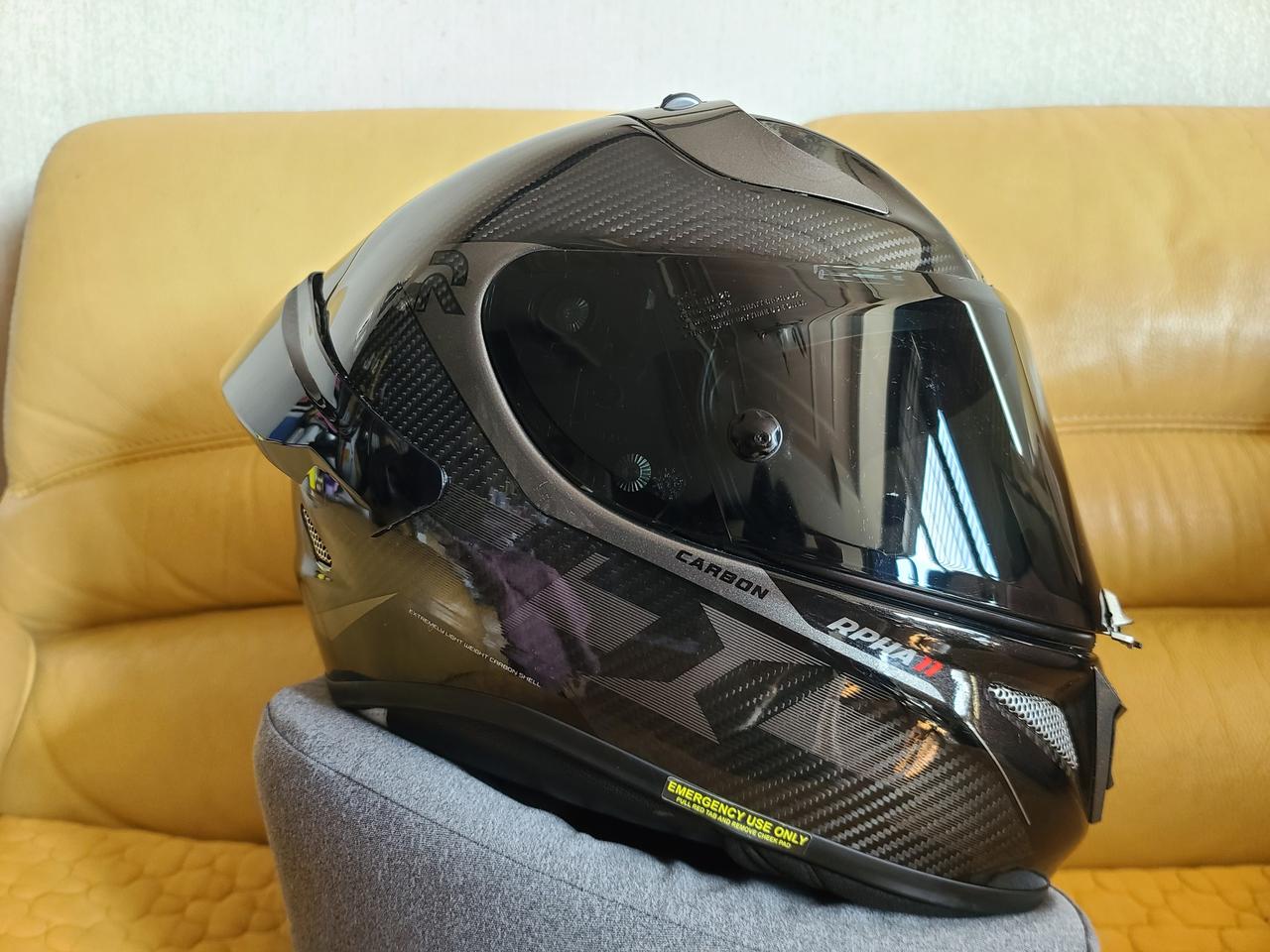 홍진 알파11 카본블리어xxl hjc 풀 카본헬멧 세나50 RPHA11