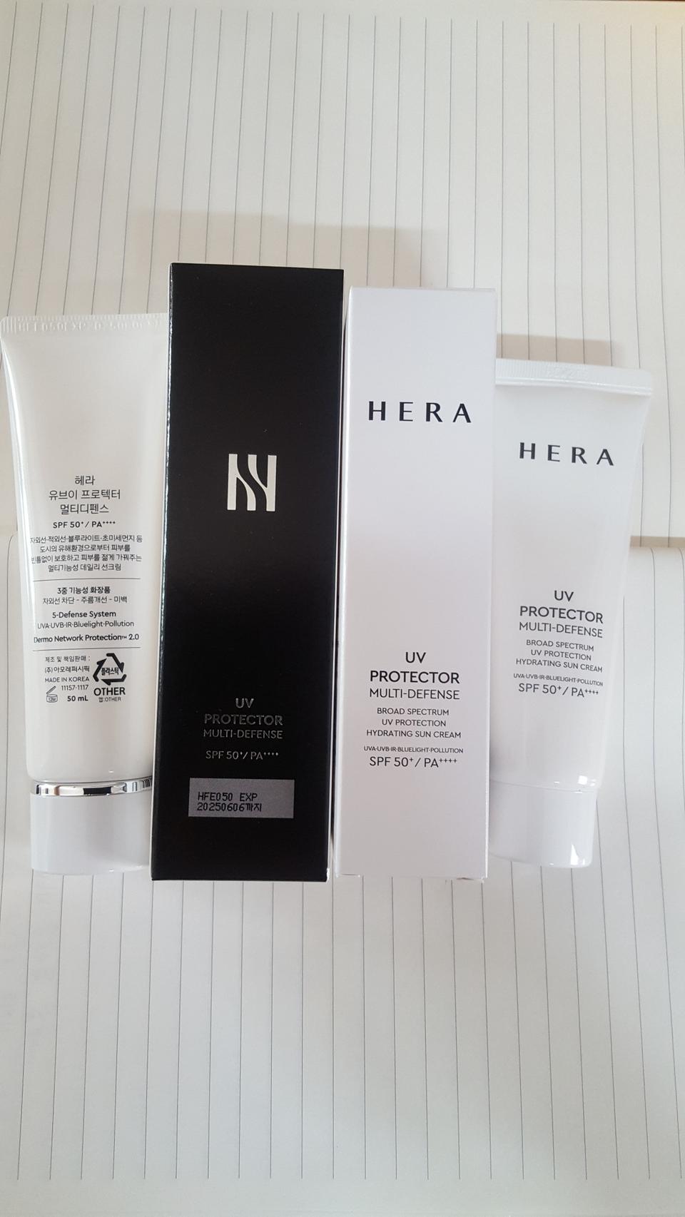 헤라 선크림 50ml+40ml  헤라폼클렌징