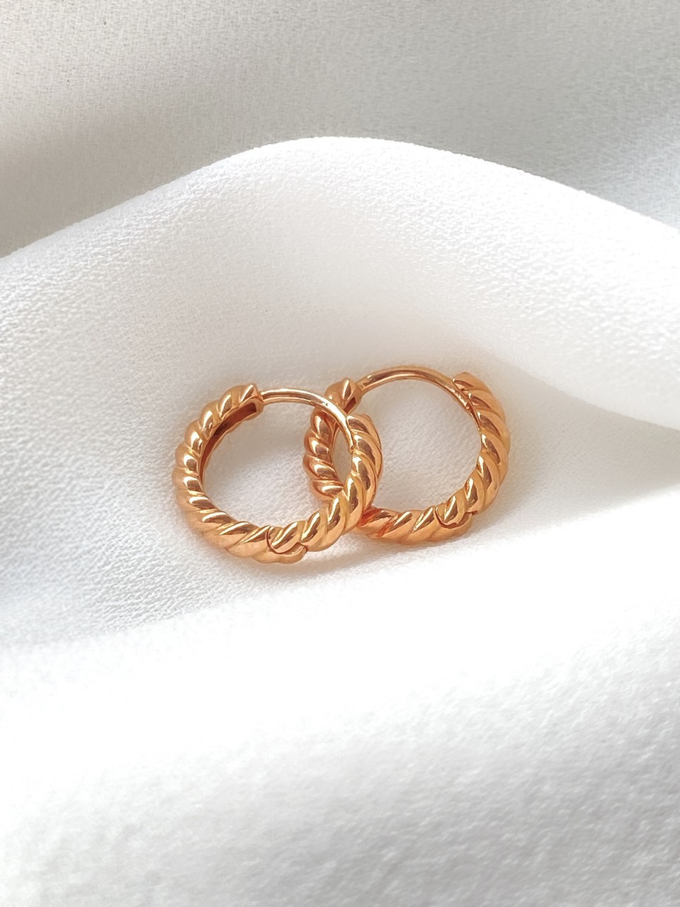 14k 꽈링 귀걸이