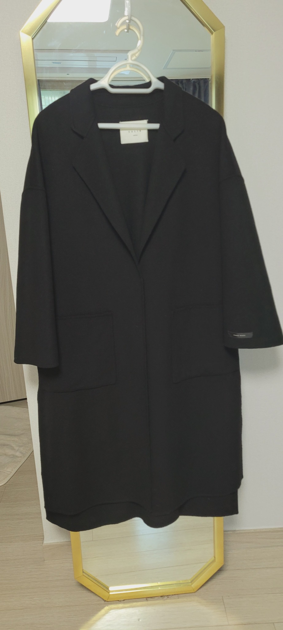 블랙핸드메이드코트