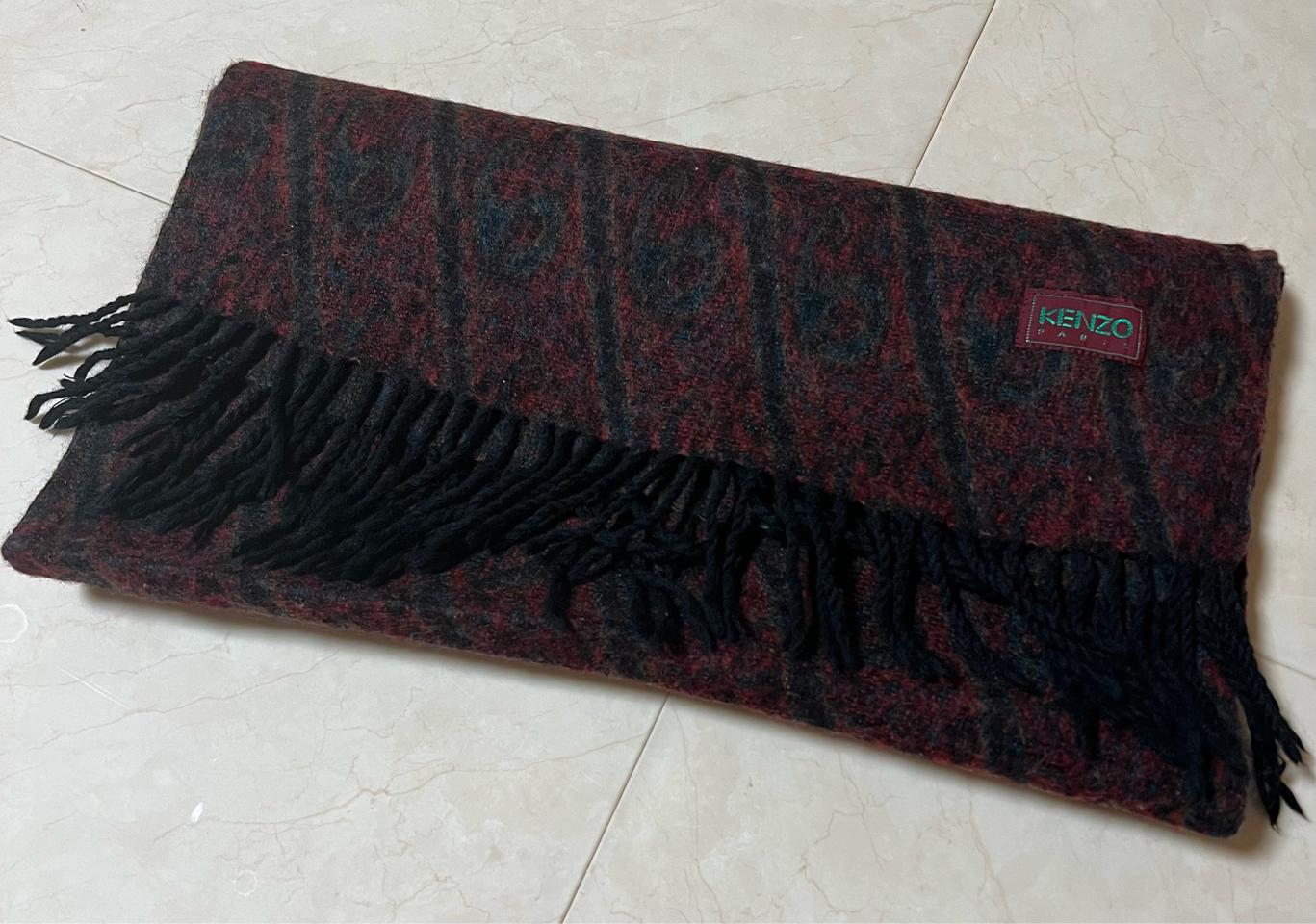 겐조 명품 울/모 머플러 목도리 숄