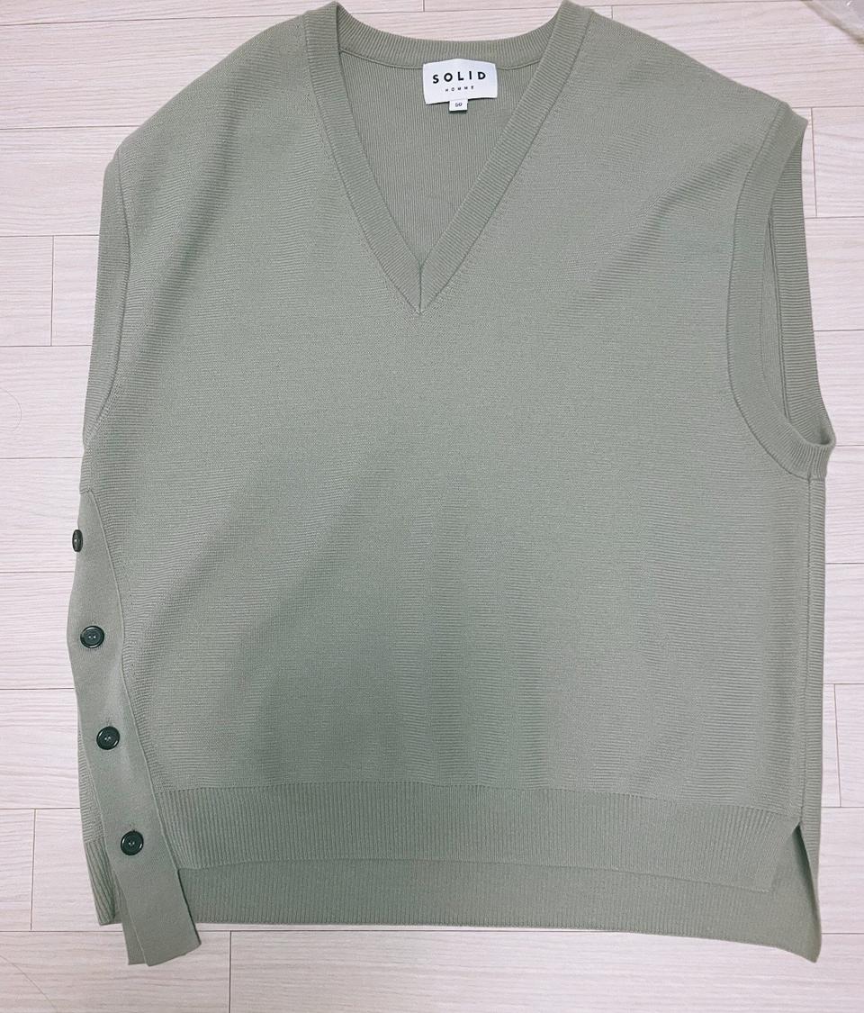 솔리드옴므 니트 베스트