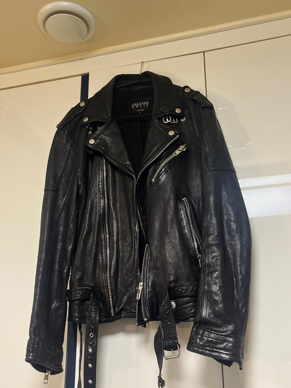 이태리 리얼 양가죽 라이더 자켓 급처합니다 !!! xl사이즈 (105)