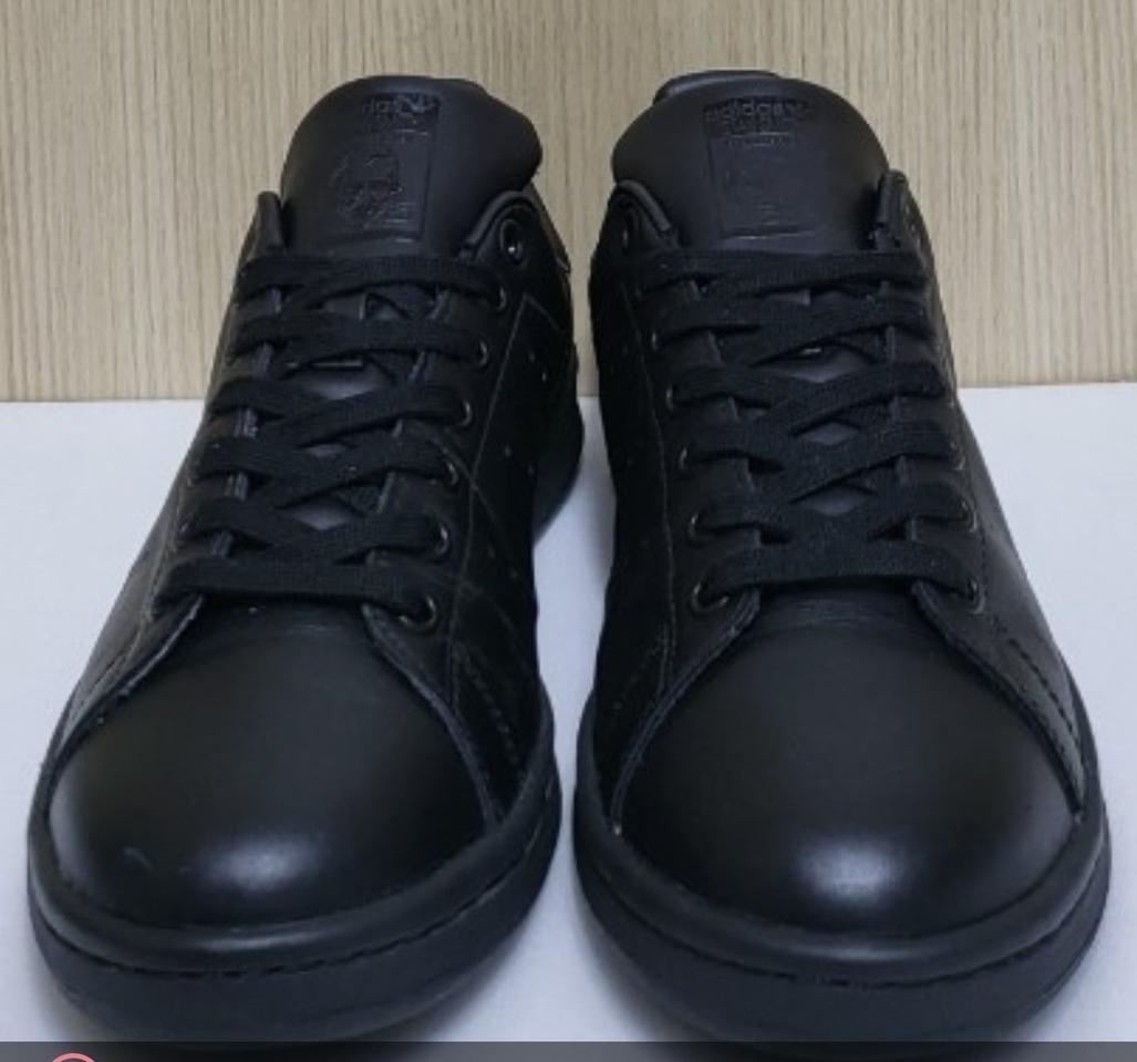 [255] 아디다스 오리지날 스탠스미스 트리틀블랙 천연가죽LTR 초경량