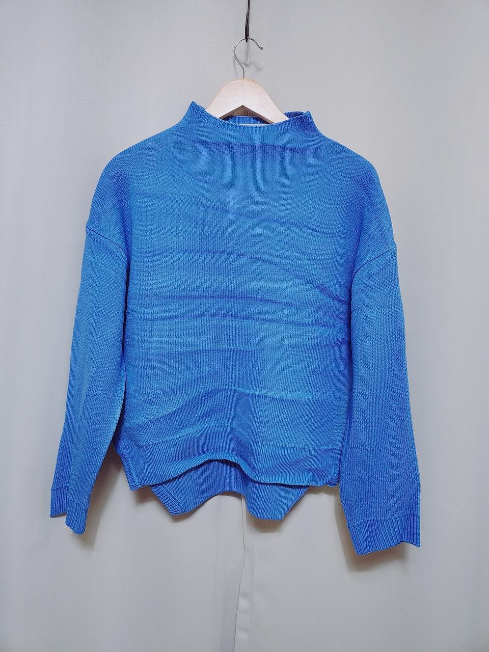 빅사이즈 반목 블루니트(새상품)