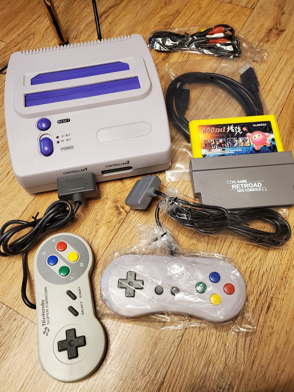 슈퍼패미컴 & 패미컴 듀얼게임기