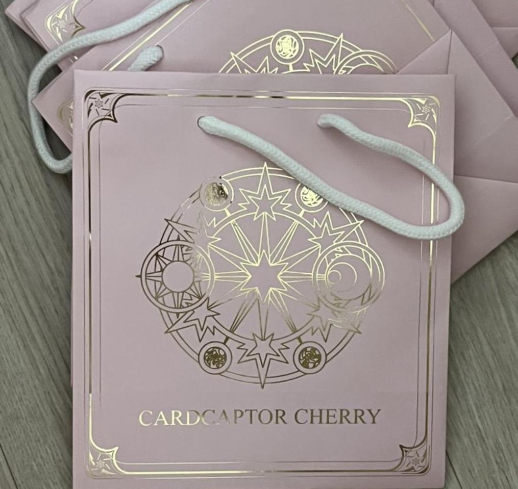 ost 카드캡터체리 쇼핑백 봉투 소장용