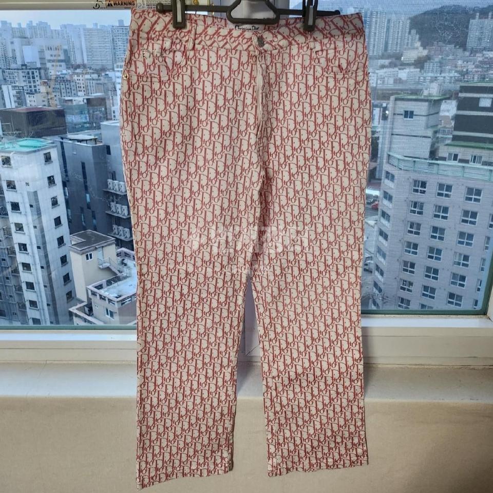 디올 오블리크 팬츠