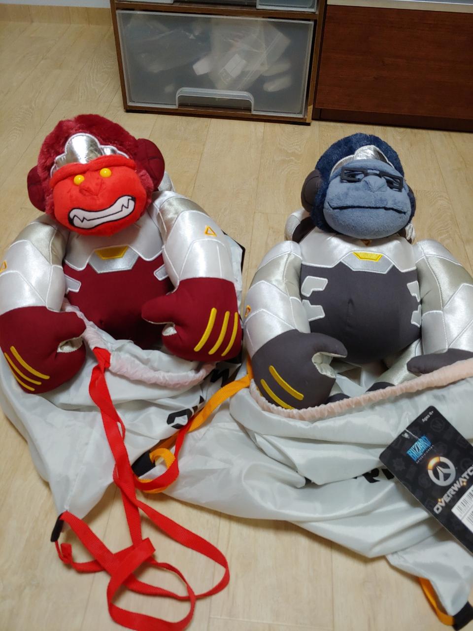 블리자드 정품 인형 윈스턴 2종, 보물고블린, 알렉스트라자 택포 30000