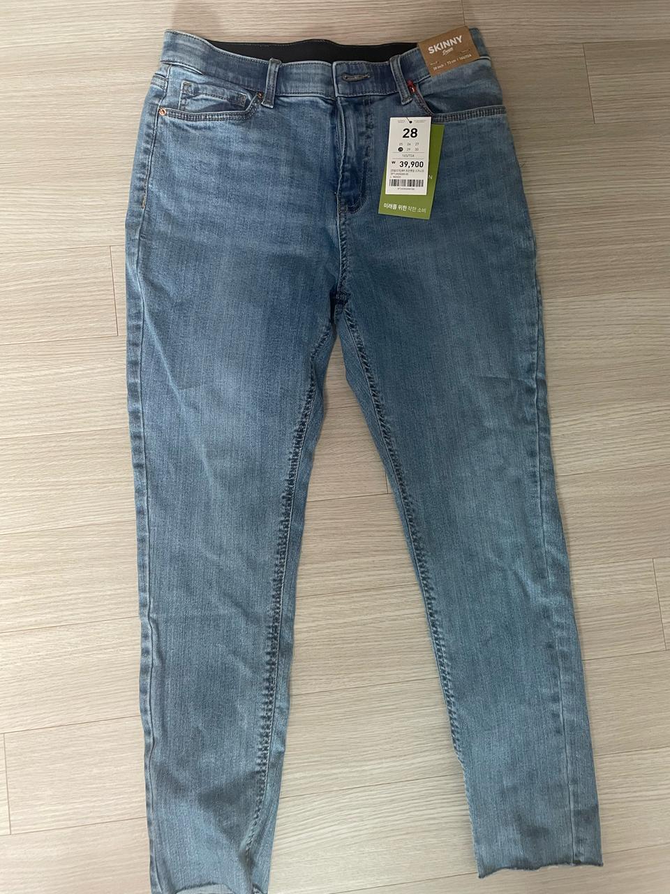 스파오 여성 밴딩 스키니 28 새상품