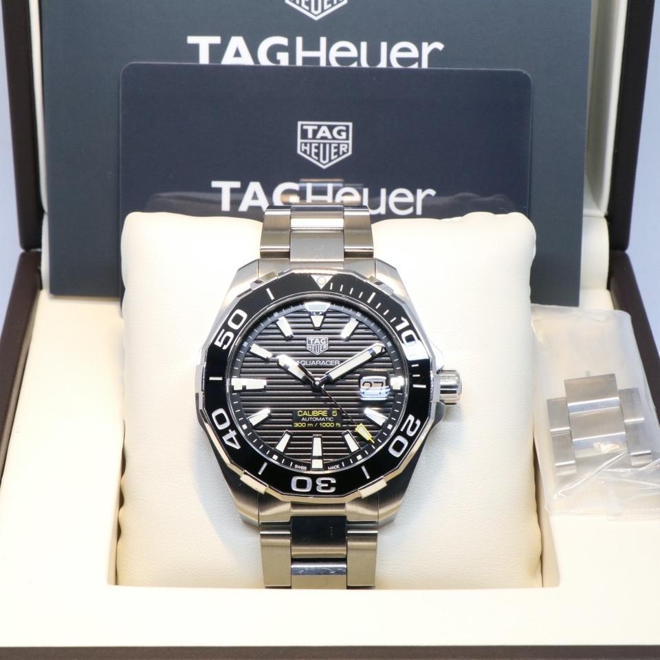 태그호이어 아쿠아레이서 300 세라믹 오토 43mm 검판