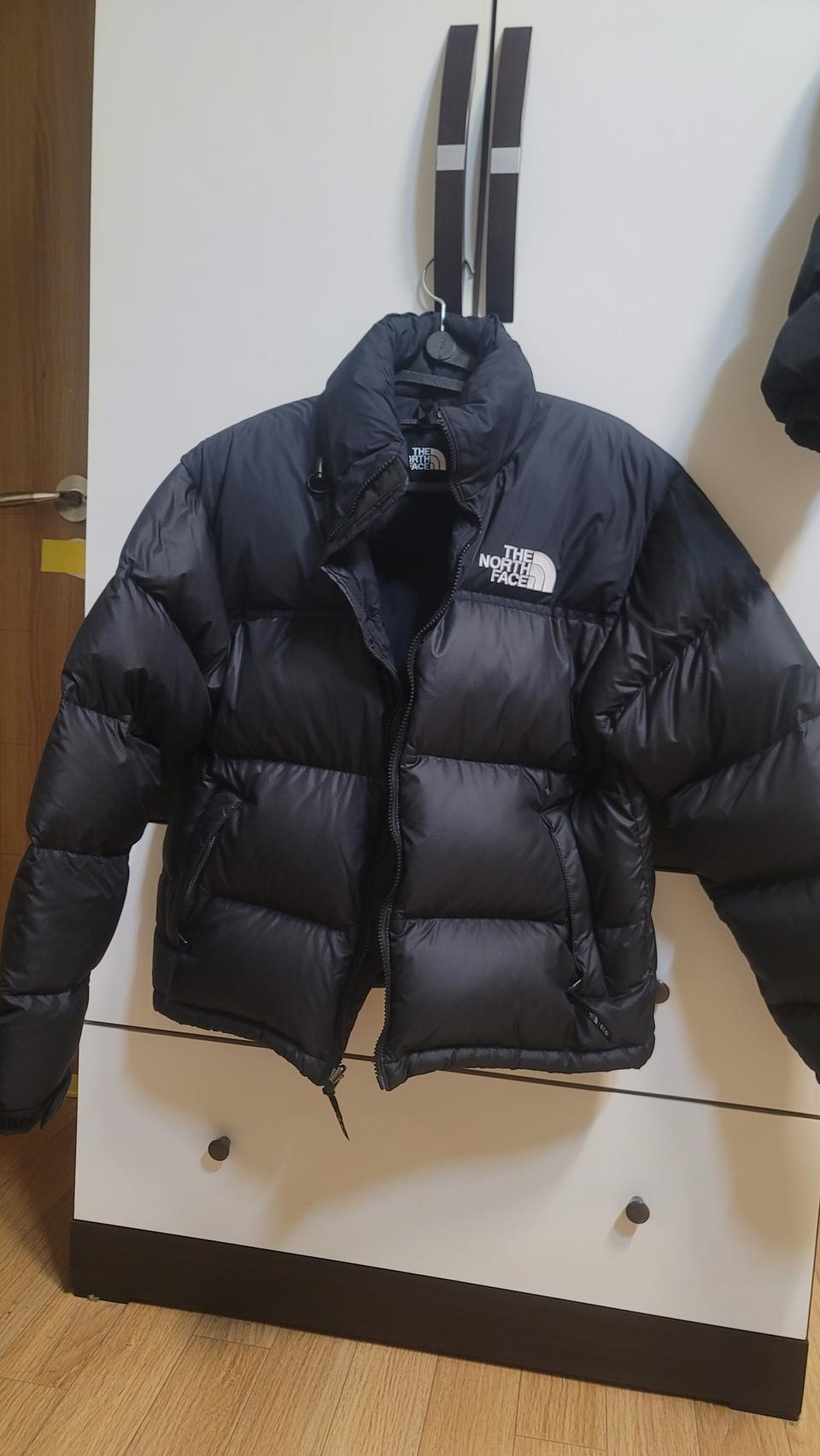 노스페이스 눕시 패딩 블랙 95M