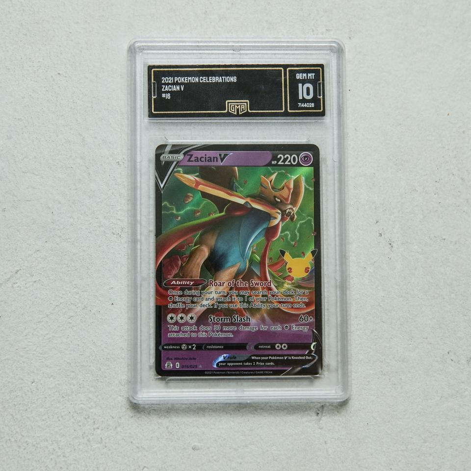 포켓몬카드 자시안 V 등급카드 GMA 10 