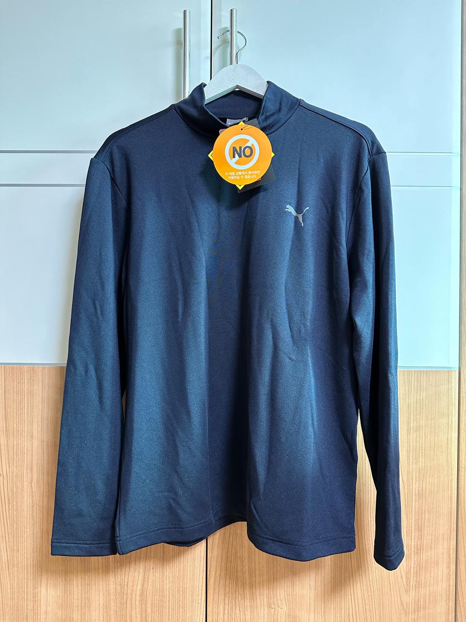 퓨마 롱슬리브 기모 티셔츠 택채 새제품