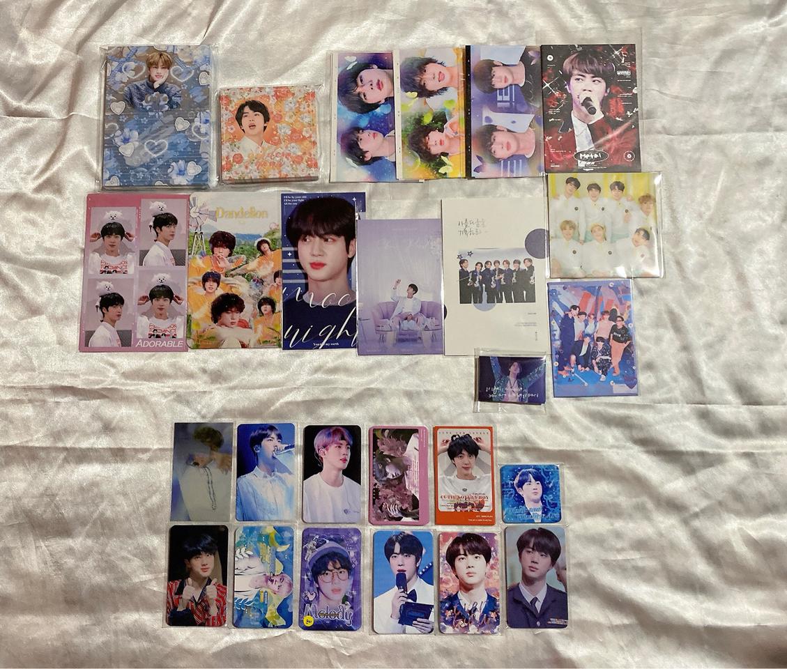 재고1) 방탄 석진 진 비공굿 랜봉 랜박 포카 판스 엽서 도무송 무중복